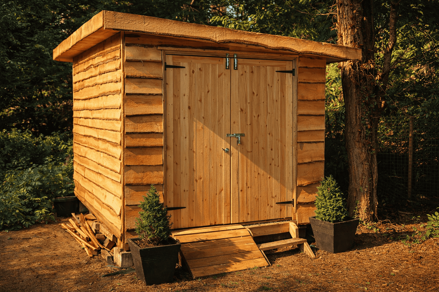 Douglas Fir Shed — Customer Self-Build