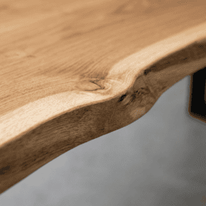 Timber edge detail showcasing craftsmanship at Citadel Joinery, Welshpool.